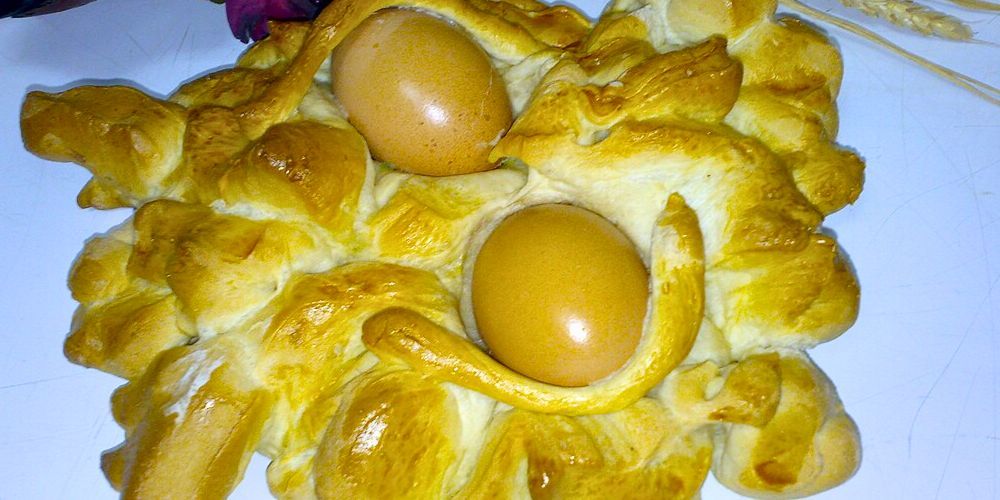Su Coccoi, bread for Easter in Sardinia