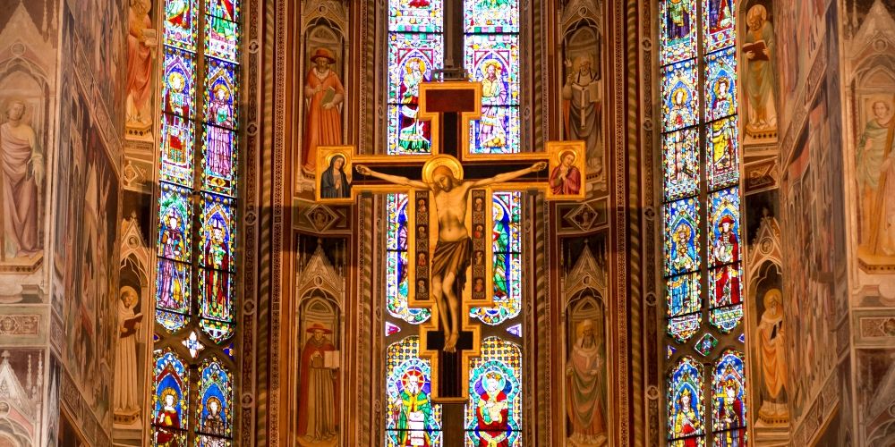 Crucifix by Giotto in Santa Croce Crucifix by Giotto in Santa Croce