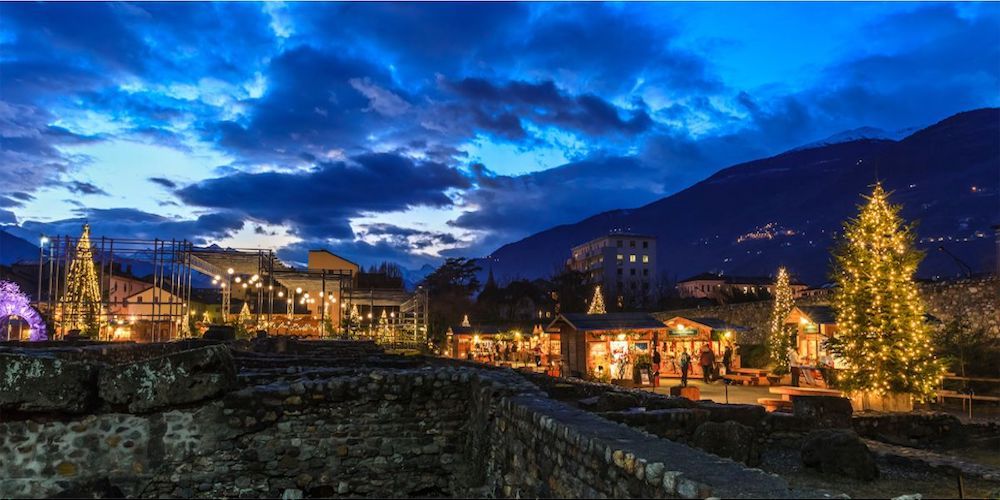 Most beautiful Christmas markets in Italy: Aosta Valley Marché Vert Noël