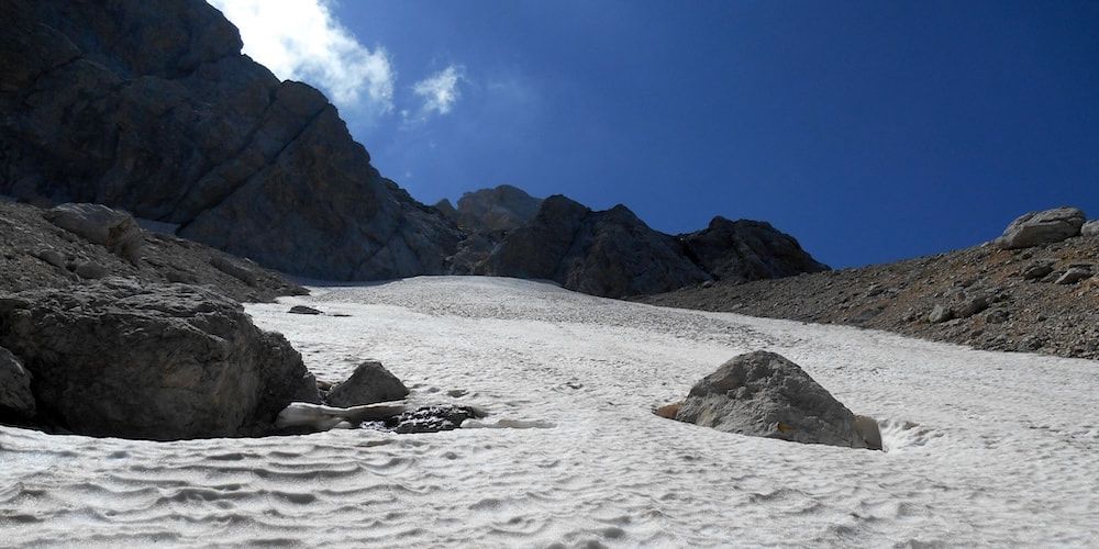 Gran Sasso itinerary in winter
