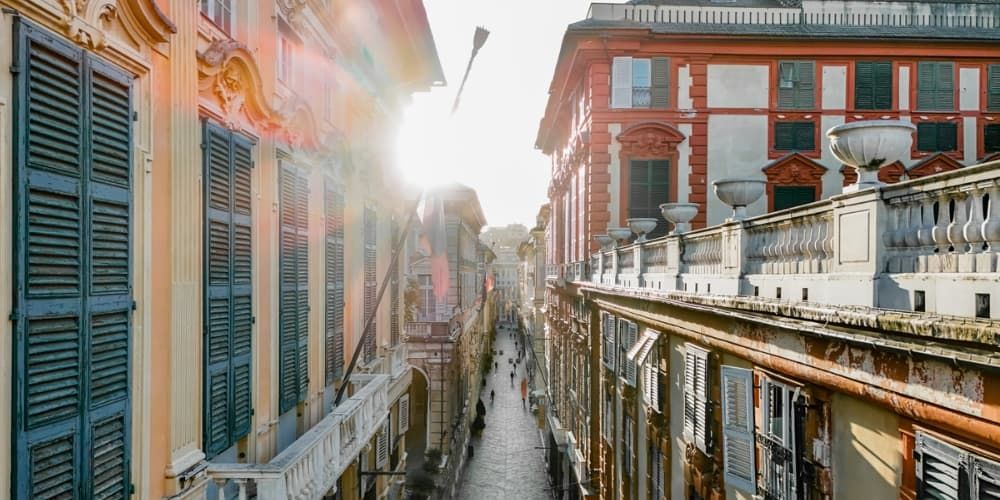 Centro storico di Genova: via Garibaldi